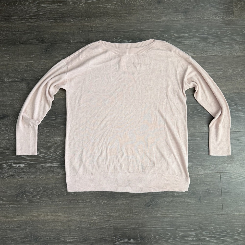Ann Taylor Loft Boatneck Pink Sweater Tunic Sz XL Pink NWT Minimalist Coastal